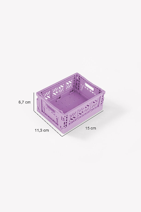 Aykasa 15117 Micro Box Orchid Katlanabilir Kasa 4'lü Paket - 4