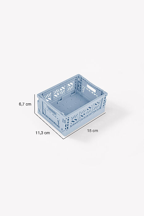Aykasa 15117 Micro Box Pale Blue Katlanabilir Kasa 4'lü Paket - 4