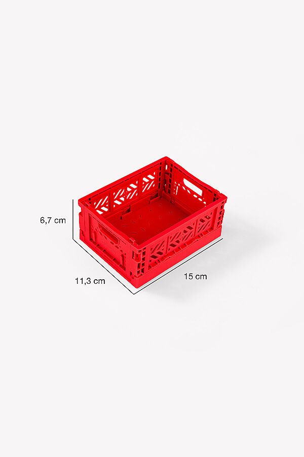  Aykasa 15117 Micro Box Red Katlanabilir Kasa 4'lü Paket - 4