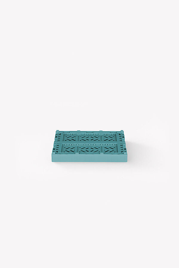 Aykasa 15117 Micro Box Teal Katlanabilir Kasa 4'lü Paket - 3