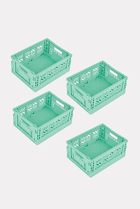 Aykasa 111506 Micro Box Warm Mint Katlanabilir Kasa 4'lü Paket - 2