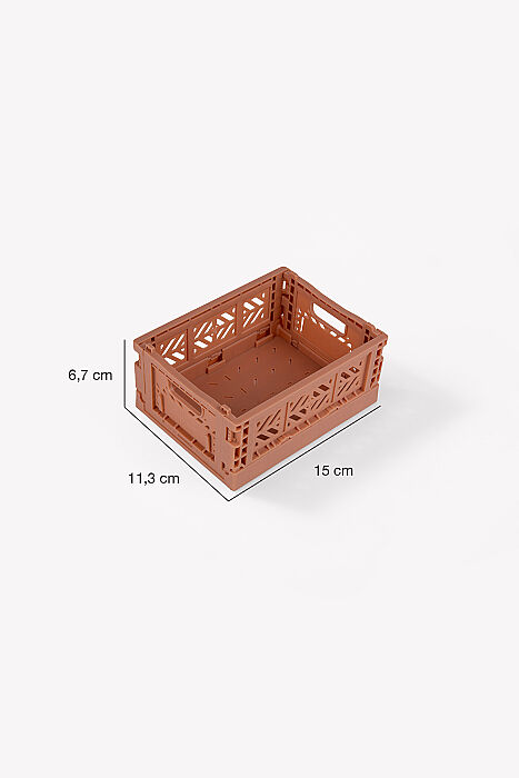 Aykasa 15117 Micro Box Warm Taupe Katlanabilir Kasa 4'lü Paket - 4