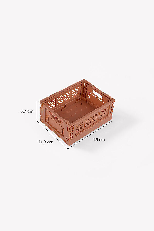 Aykasa 15117 Micro Box Warm Taupe Katlanabilir Kasa 4'lü Paket - 4