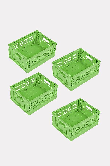 Aykasa 111506 Micro Box Wasabi Katlanabilir Kasa 4'lü Paket - 2