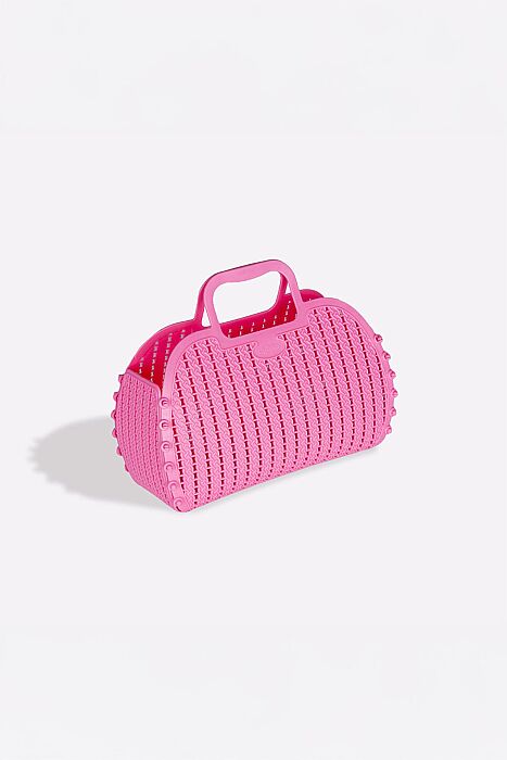 Aykasa 221026 Baby Pink Katlanabilir Plaj Çantası - AYKASA