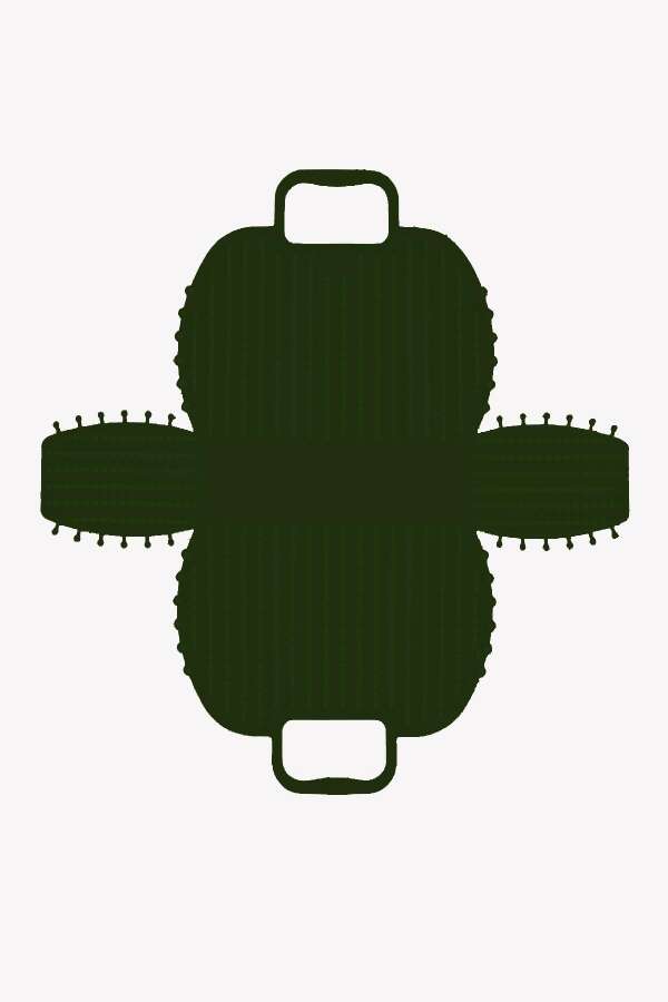 Aykasa 221026 Haki Katlanabilir Plaj Çantası - 4