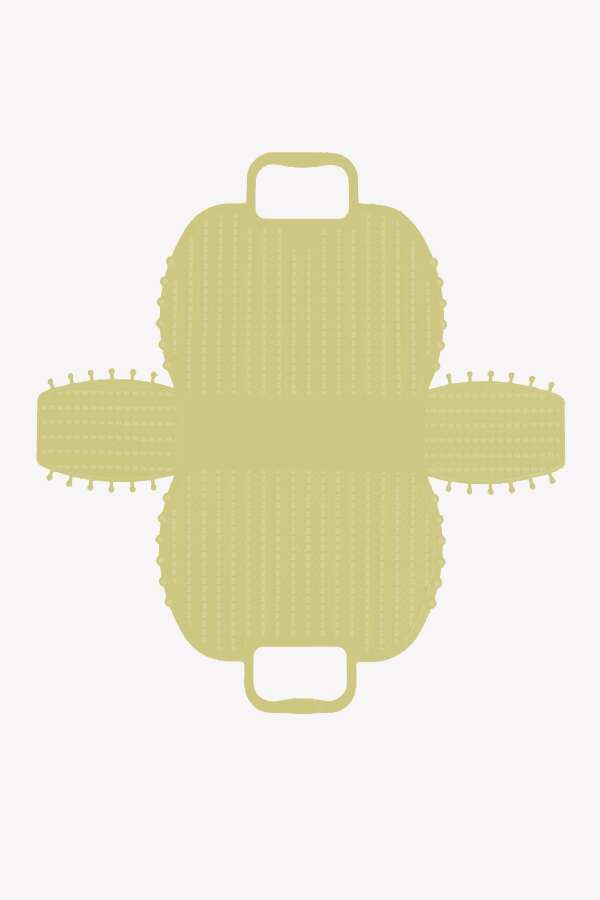 Aykasa 221026 Lime Cream Katlanabilir Plaj Çantası - 4