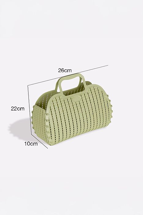 Aykasa 221026 Lime Cream Katlanabilir Plaj Çantası - 3