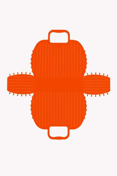 Aykasa 221026 Orange Katlanabilir Plaj Çantası - 4