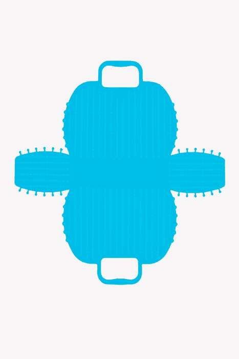 Aykasa 221026 Turquoise Katlanabilir Plaj Çantası - 4