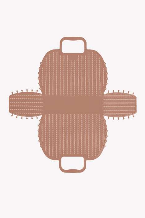 Aykasa 221026 Warm Taupe Katlanabilir Plaj Çantası - 4