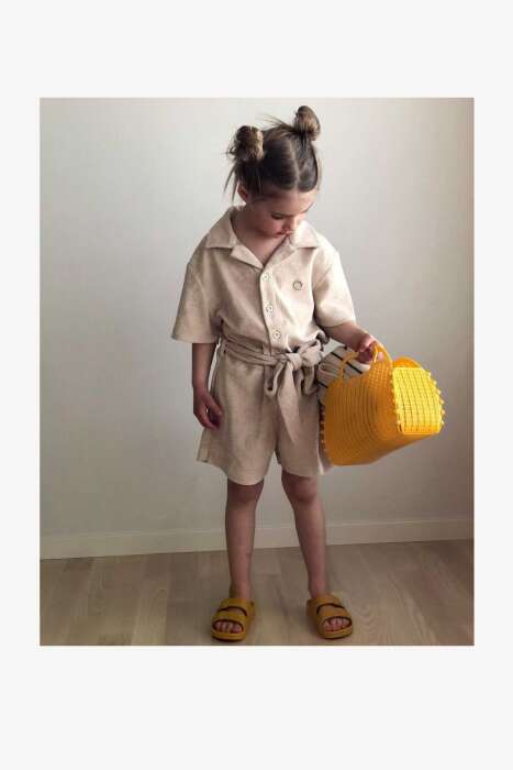 Aykasa 221026 Yellow Katlanabilir Plaj Çantası - 6