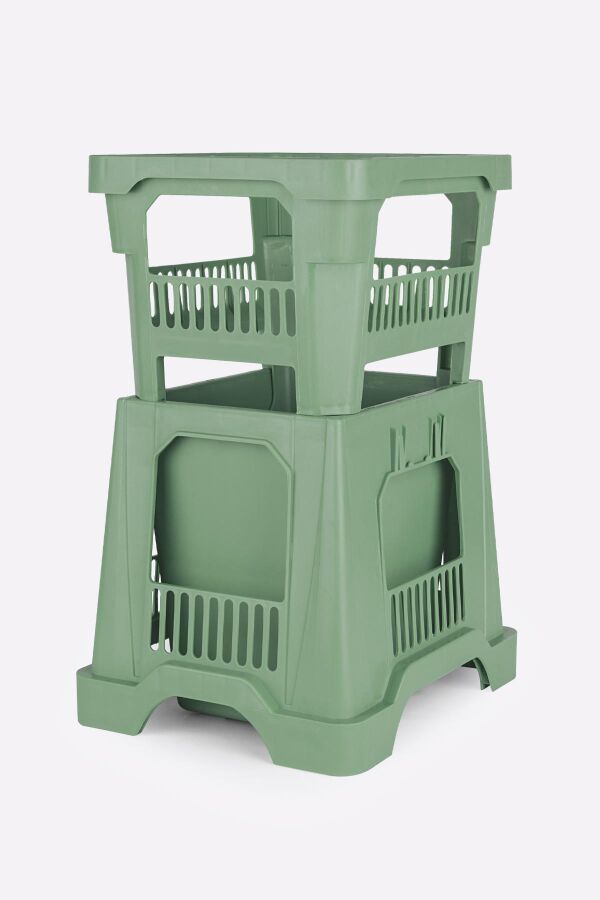 Aykasa 232825 Midi Almond Green Vazo Üst - 4