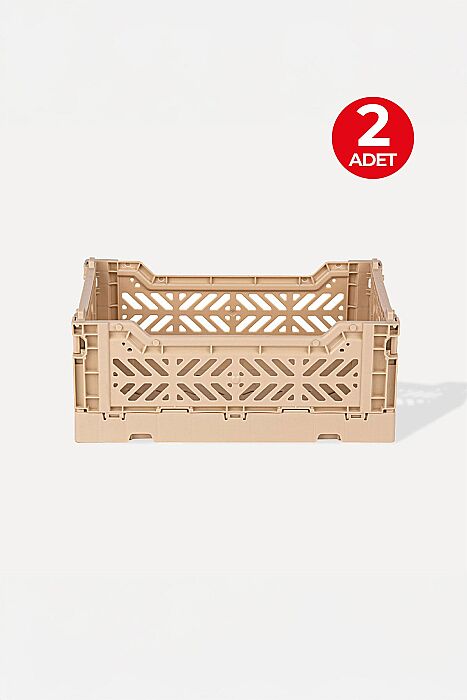 Aykasa 261710 Minibox Boulder Katlanabilir Kasa 2'li Paket - 1
