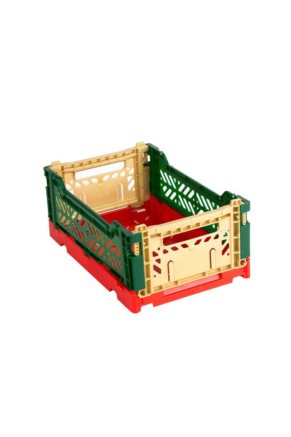 Aykasa 261710 Minibox Kırmızı-Yeşil-Gold Katlanabilir Kasa - 1