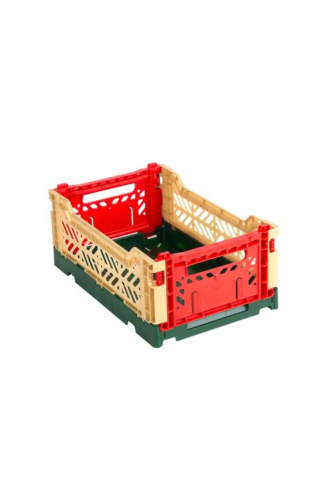 Aykasa 261710 Minibox Yeşil-Gold-Kırmızı Katlanabilir Kasa - 1