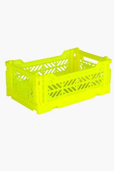 Aykasa 261710 Minibox Neon Yellow Katlanabilir Kasa - 1