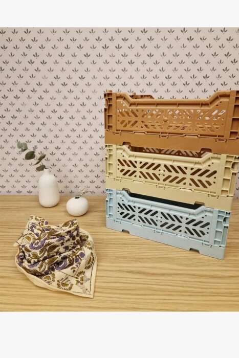 Aykasa 261710 Minibox Pale Blue Katlanabilir Kasa - 5