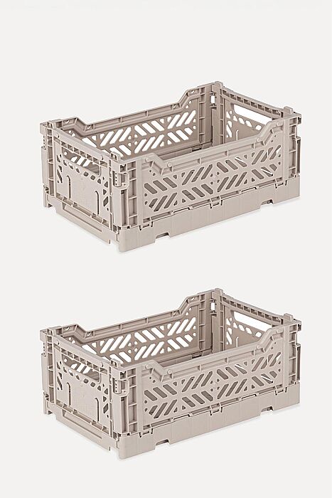 Aykasa 261710 Minibox Sand Katlanabilir Kasa 2'li Paket - 2