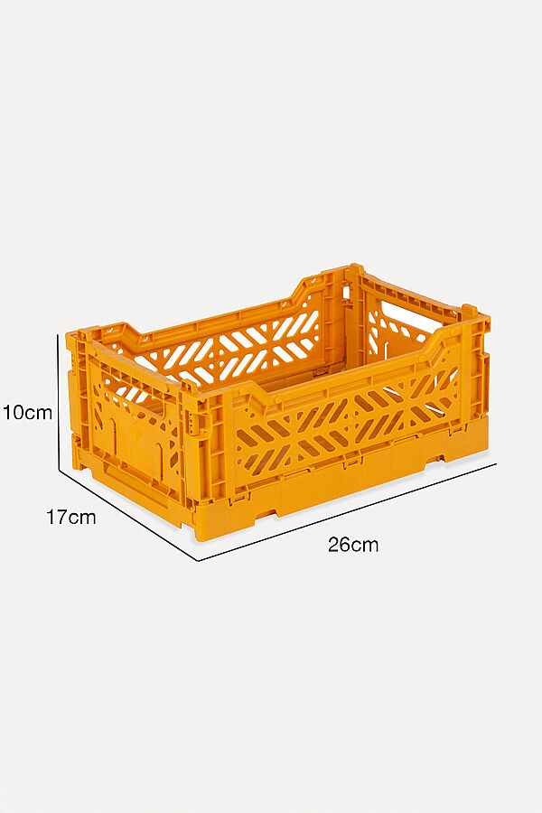 Aykasa 261710 Minibox Mustard Katlanabilir Kasa 2'li Paket - 4