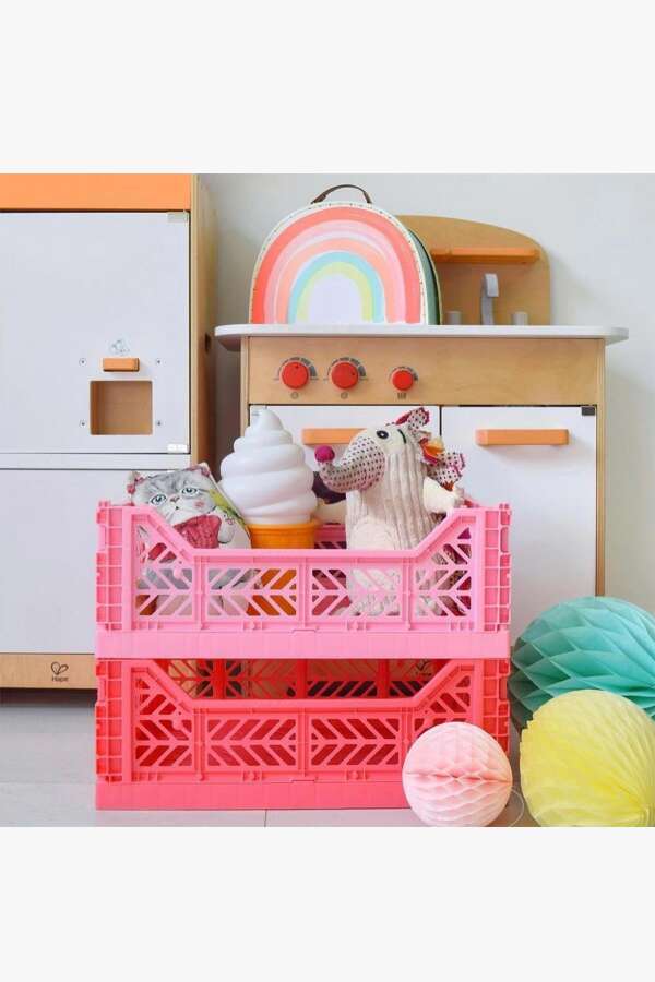 Aykasa 403014 Midibox Dark Pink Katlanabilir Kasa - 5