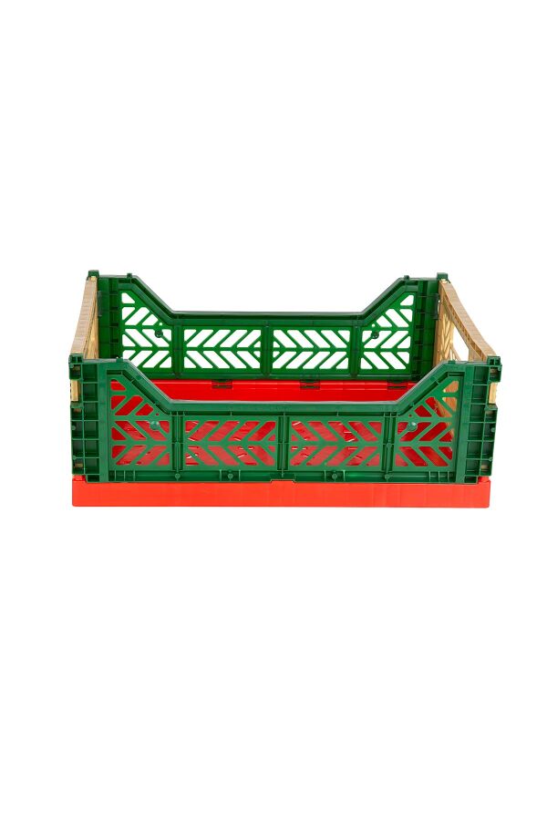 Aykasa 403014 Midibox Kırmızı-Yeşil-Gold Katlanabilir Kasa - 2