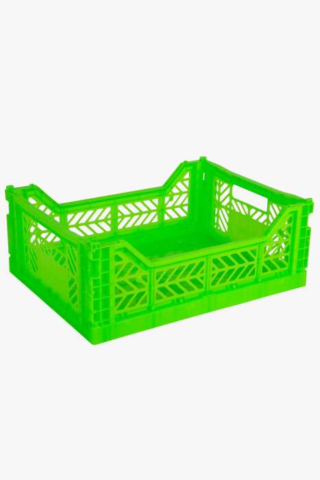 Aykasa 403014 Midibox Neon Green Katlanabilir Kasa - AYKASA