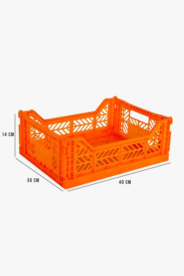 Aykasa 403014 Midibox Neon Orange Katlanabilir Kasa - 4