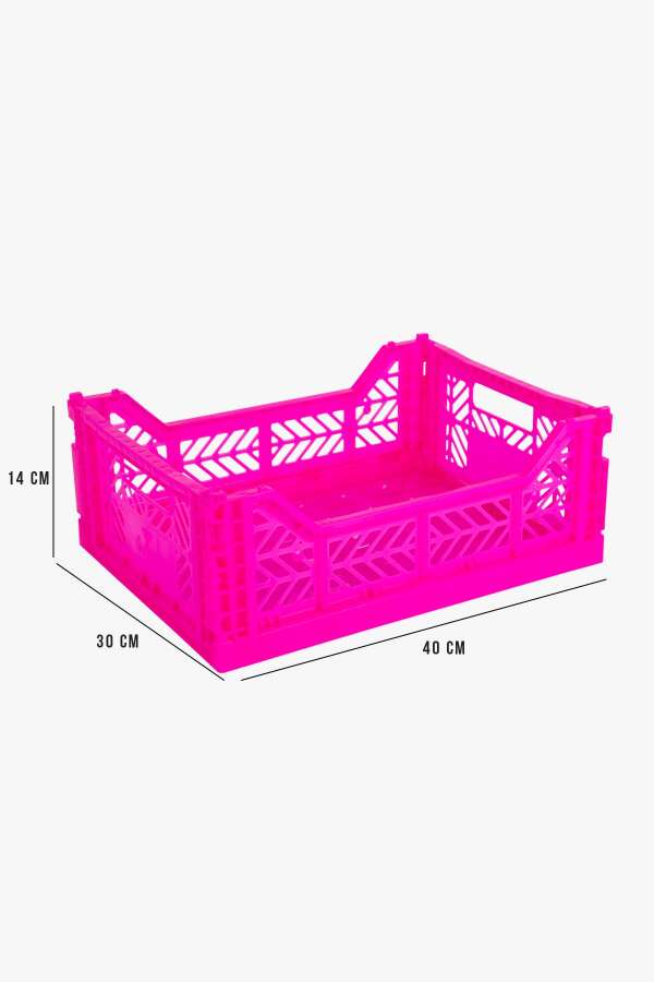 Aykasa 403014 Midibox Neon Pink Katlanabilir Kasa - 4