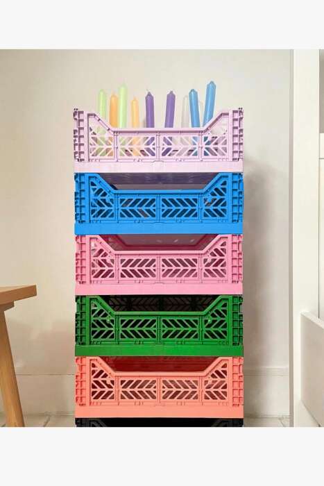 Aykasa 403014 Midibox Turquoise Katlanabilir Kasa - 5