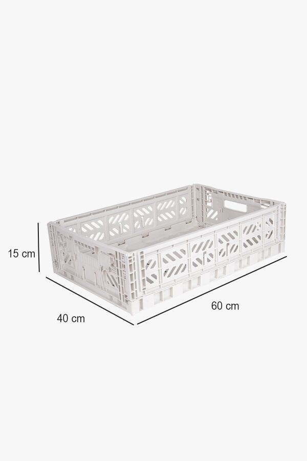Aykasa 604015 Maxibox Light Gray Katlanabilir Kasa - 4