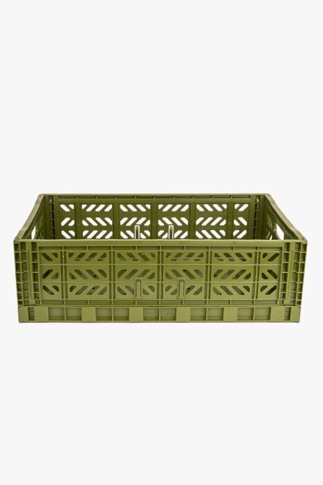 Aykasa 604018 Maxibox Olive Katlanabilir Kasa - 1