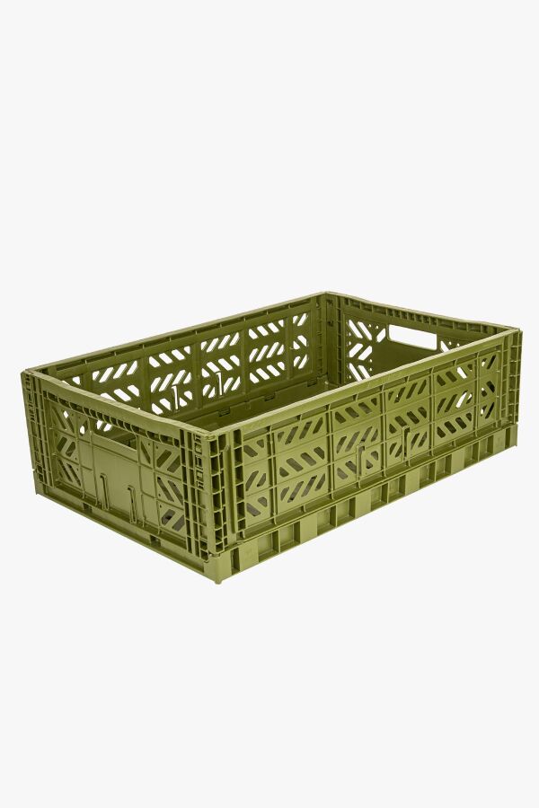 Aykasa 604018 Maxibox Olive Katlanabilir Kasa - 2