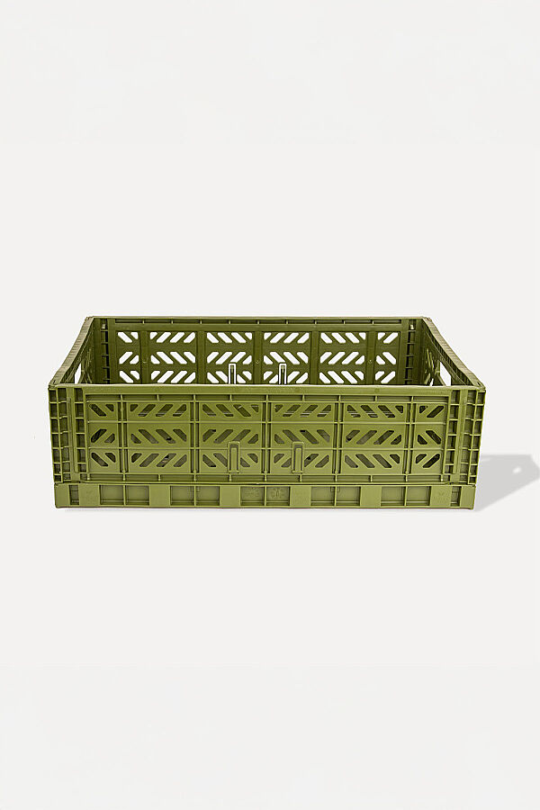 Aykasa 604018-M1 Maxibox Olive Katlanabilir Kasa - 1