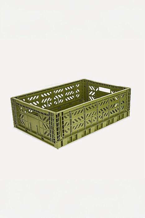 Aykasa 604018-M1 Maxibox Olive Katlanabilir Kasa - 2