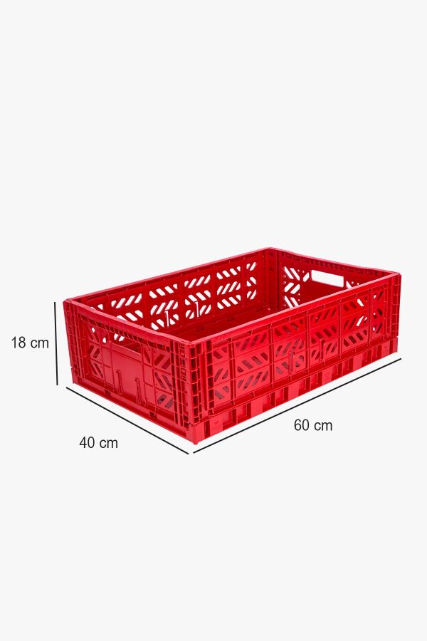 Aykasa 604018 Maxibox Red Katlanabilir Kasa - 4