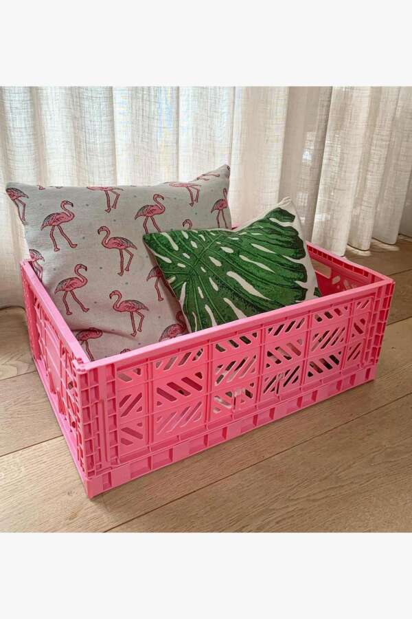 Aykasa 604022 Maxibox Dark Pink Katlanabilir Kasa - 5
