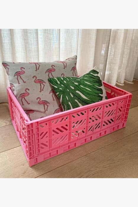 Aykasa 604022 Maxibox Dark Pink Katlanabilir Kasa - 5