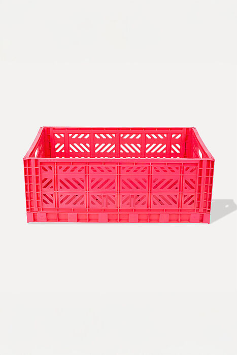 Aykasa 604022 Maxibox Dark Pink Katlanabilir Kasa - 1