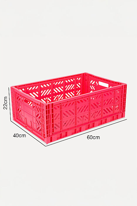 Aykasa 604022 Maxibox Dark Pink Katlanabilir Kasa - 4