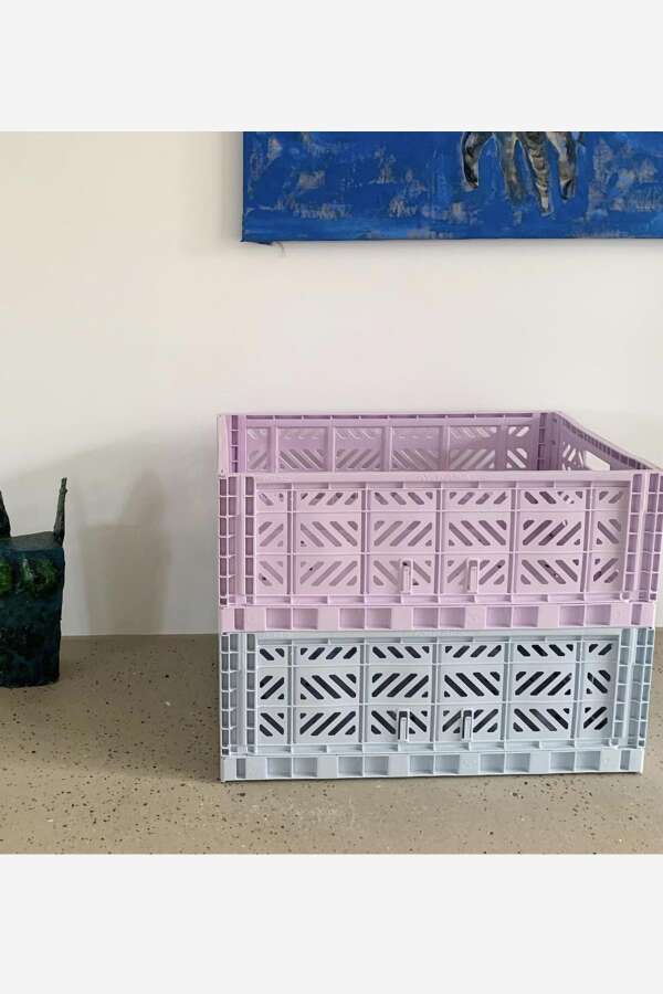 Aykasa 604022 Maxibox Violet Katlanabilir Kasa - 5