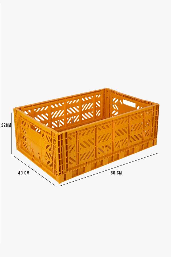 Aykasa 604022 Maxibox Mustard Katlanabilir Kasa - 4