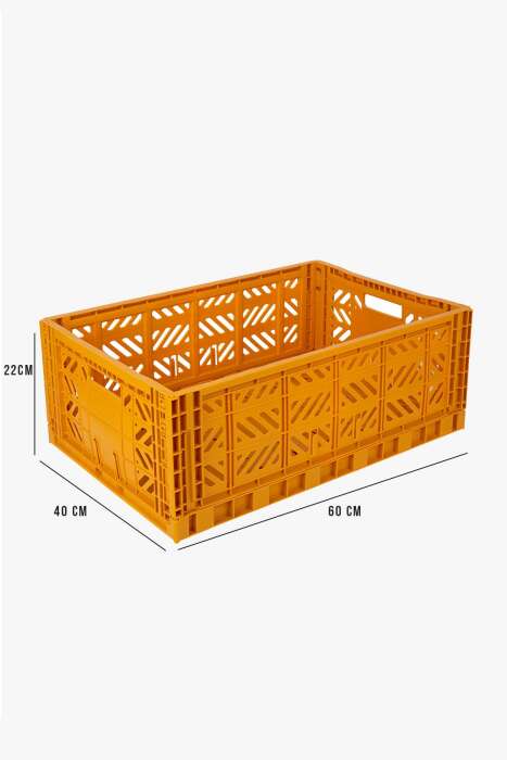 Aykasa 604022 Maxibox Mustard Katlanabilir Kasa - 4