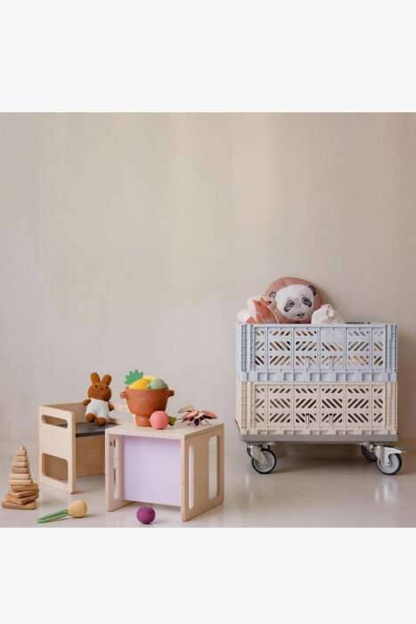 Aykasa 604022 Maxibox Pale Blue Katlanabilir Kasa - 5