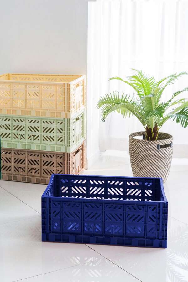 Aykasa 604022 Maxibox Saks Blue Katlanabilir Kasa - 5