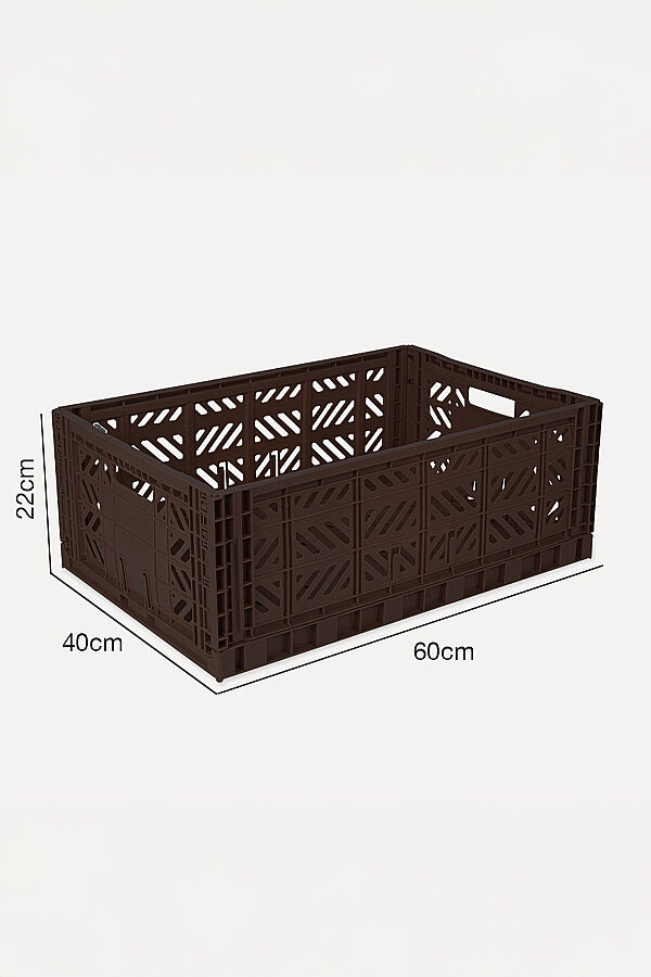 Aykasa 604022 Maxibox Brown Katlanabilir Kasa - 4