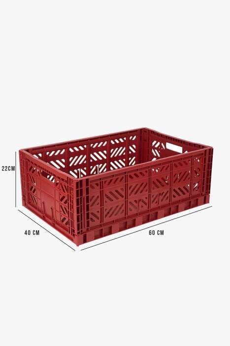 Aykasa 604022 Maxibox Tile Red Katlanabilir Kasa - 4