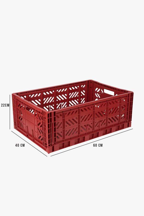 Aykasa 604022 Maxibox Tile Red Katlanabilir Kasa - 4