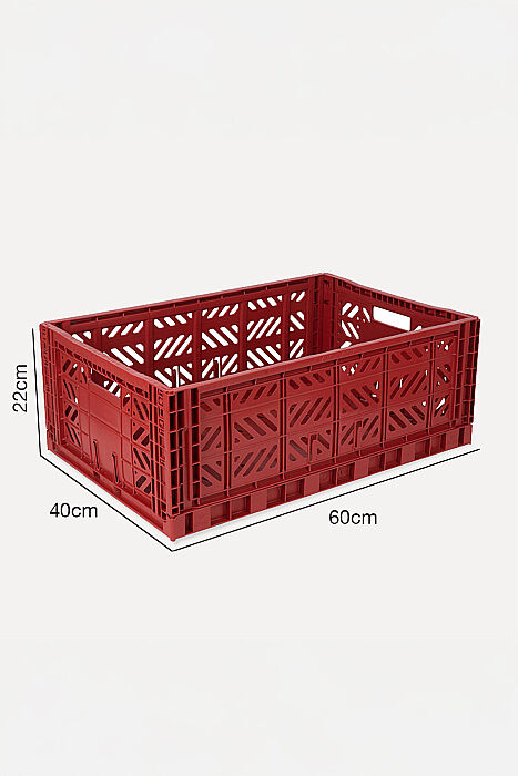 Aykasa 604022 Maxibox Tile Red Katlanabilir Kasa - 4