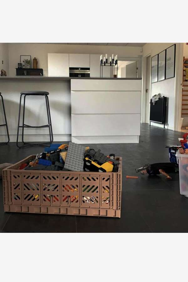 Aykasa 604022 Maxibox Warm Taupe Katlanabilir Kasa - 5